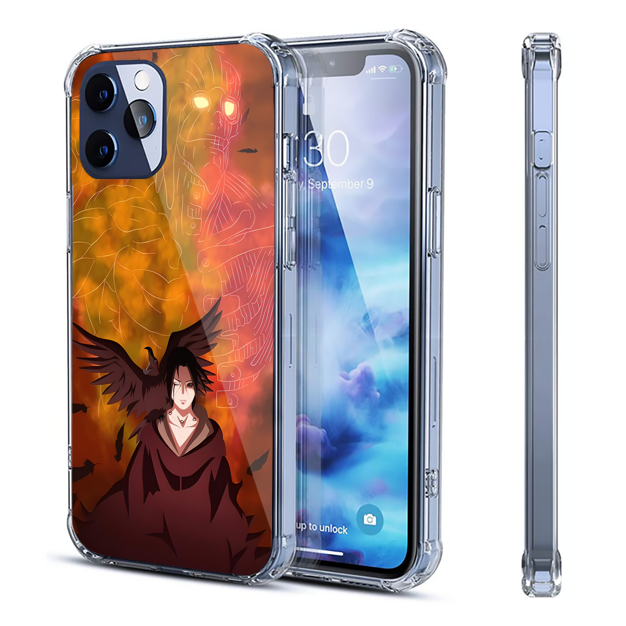 （画像用） NARUTO -ナルト- NARUTO -ナルト- 疾風伝 【iPhone 12シリーズ対応】透明スマホケース（クリアソフトケース）